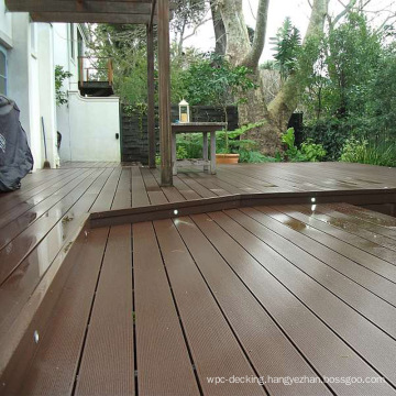 high strength eco friendly wood composite outdoor solid deck floor